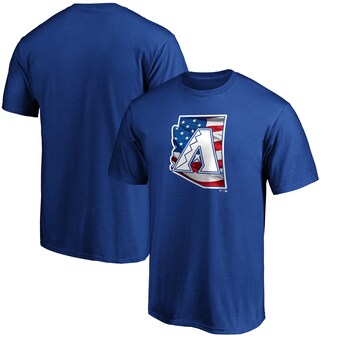 Arizona Diamondbacks Team Banner State T-Shirt - Royal