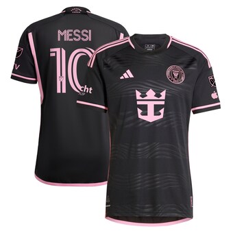 Men's Inter Miami CF Lionel Messi adidas Black 2024 La Noche Authentic Player Jersey