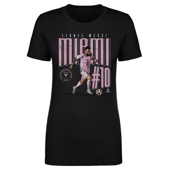 Women's Inter Miami CF Lionel Messi 500 Level Black Dash T-Shirt