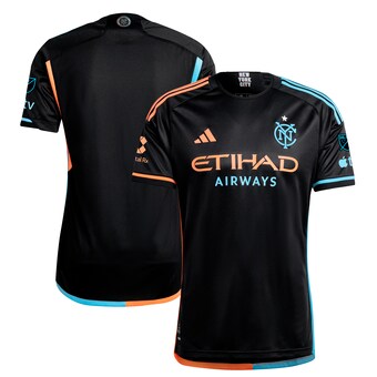 Men's New York City FC  adidas Black 2024 24/7 Kit Authentic Jersey