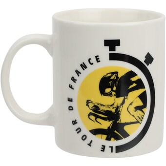 Tour de France Graphic Mug - White