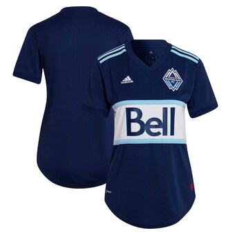 Women's Vancouver Whitecaps FC adidas Blue 2022 The Hoop x This City Replica Blank Jersey