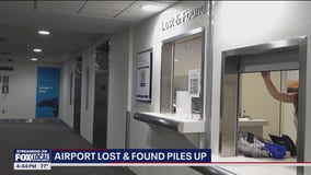 Denver International Airport's lost and found items are piling up