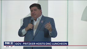 Gov. Pritzker holds DNC luncheon for convention organizers