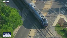 Amtrak train strikes vehicle in Edgebrook