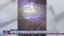 Two Friends perform at Nats Park following drop of new remix