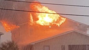 ‘I just went airborne’: Man struck by lightning while inside home in South Carolina