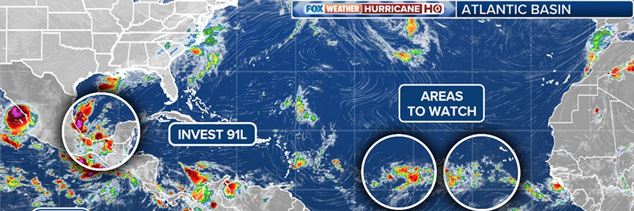 Invest 91L now 'likely' to form tropical depression in Gulf of Mexico next week