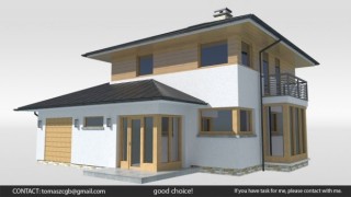 Bambo House 3d model