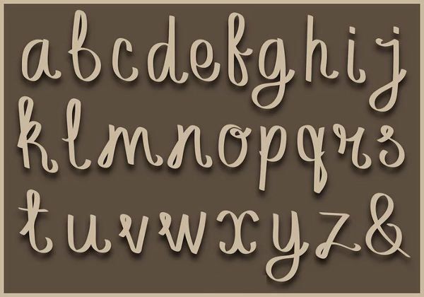 Fancy Cursive Alphabet Letters