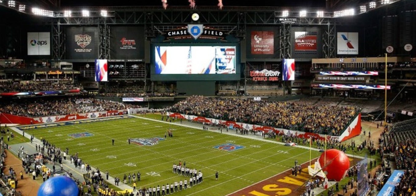 Guaranteed Rate Bowl will be playing at Chase Field in Phoenix