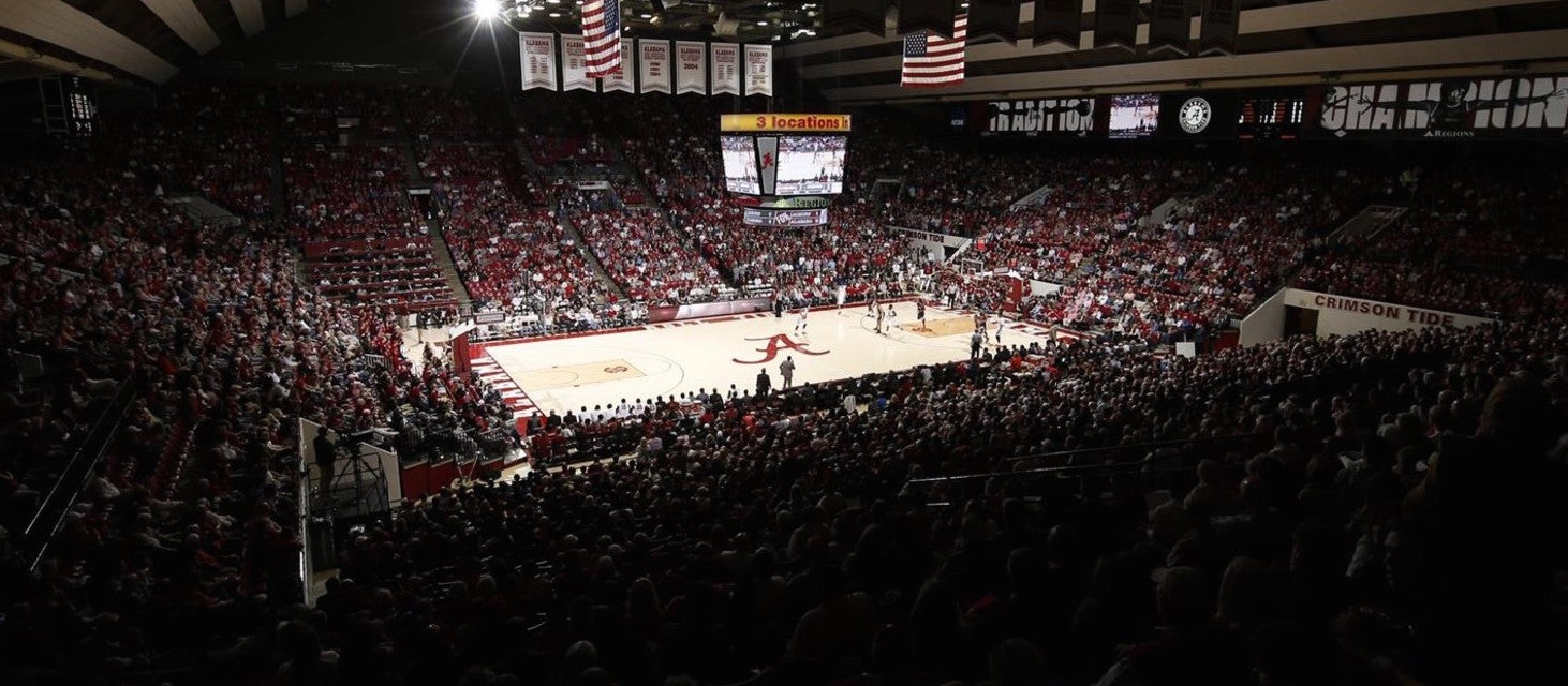 Alabama Basketball will be playing Arkansas State Basketball at Coleman Coliseum in Tuscaloosa