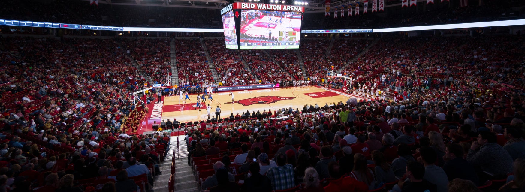 Arkansas Basketball will be playing Troy Basketball at Bud Walton Arena in Fayetteville