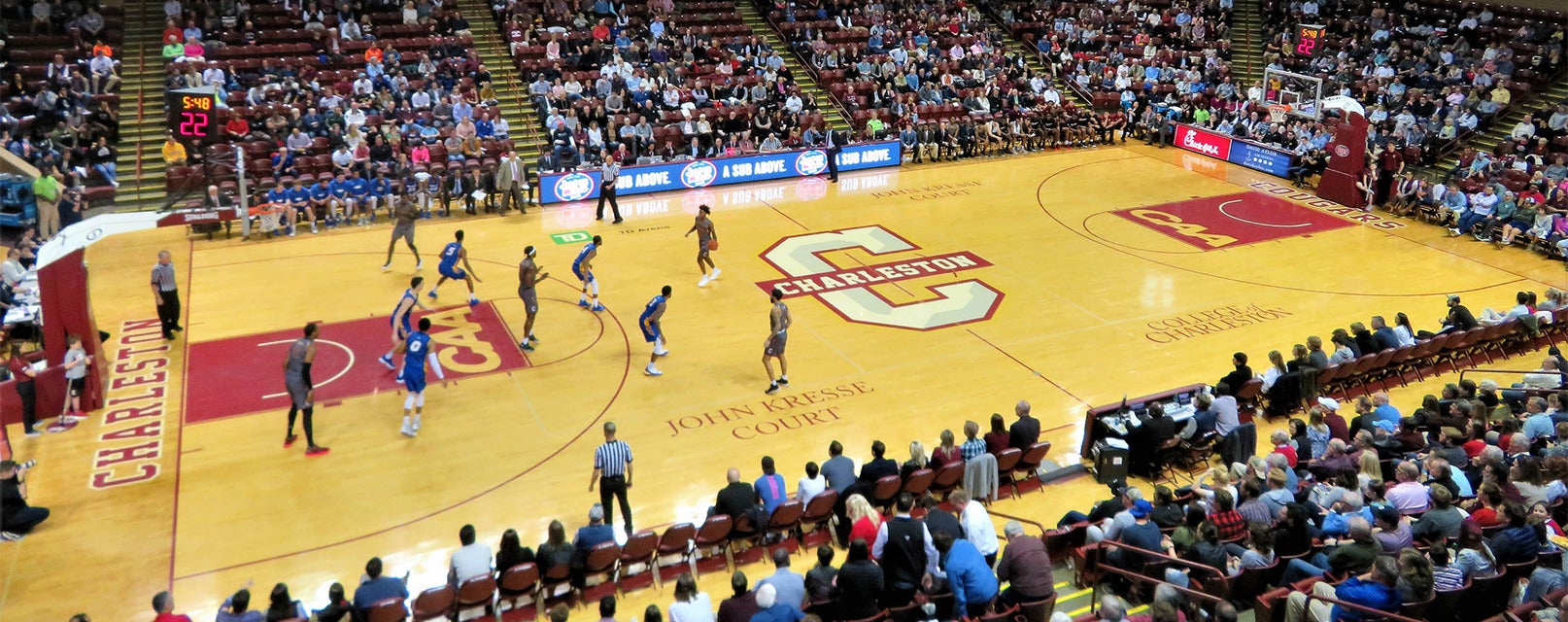 Charleston Basketball will be playing South Florida Basketball at TD Arena in Charleston