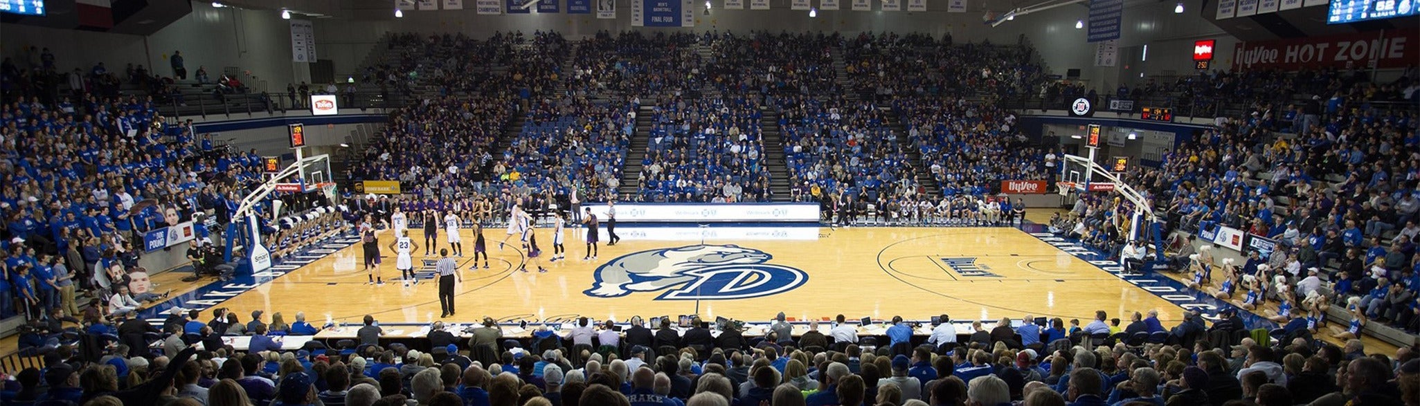 Drake Basketball will be playing Stephen F. Austin Basketball at Drake Knapp Center in Des Moines