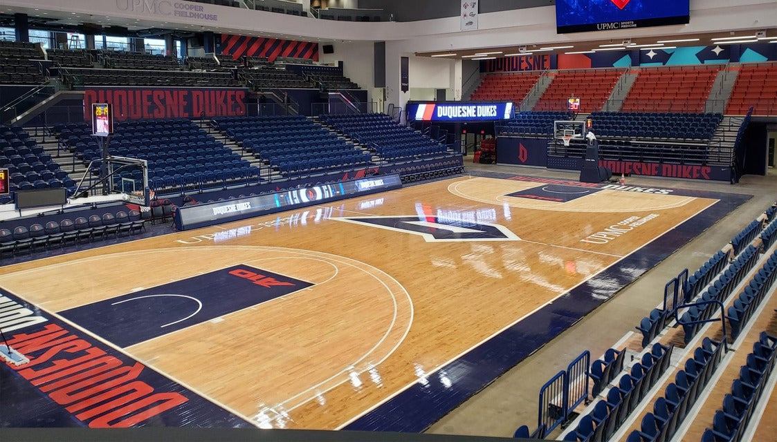 Duquesne Basketball will be playing Wisconsin Milwaukee Basketball at UPMC Cooper Fieldhouse in Pittsburgh