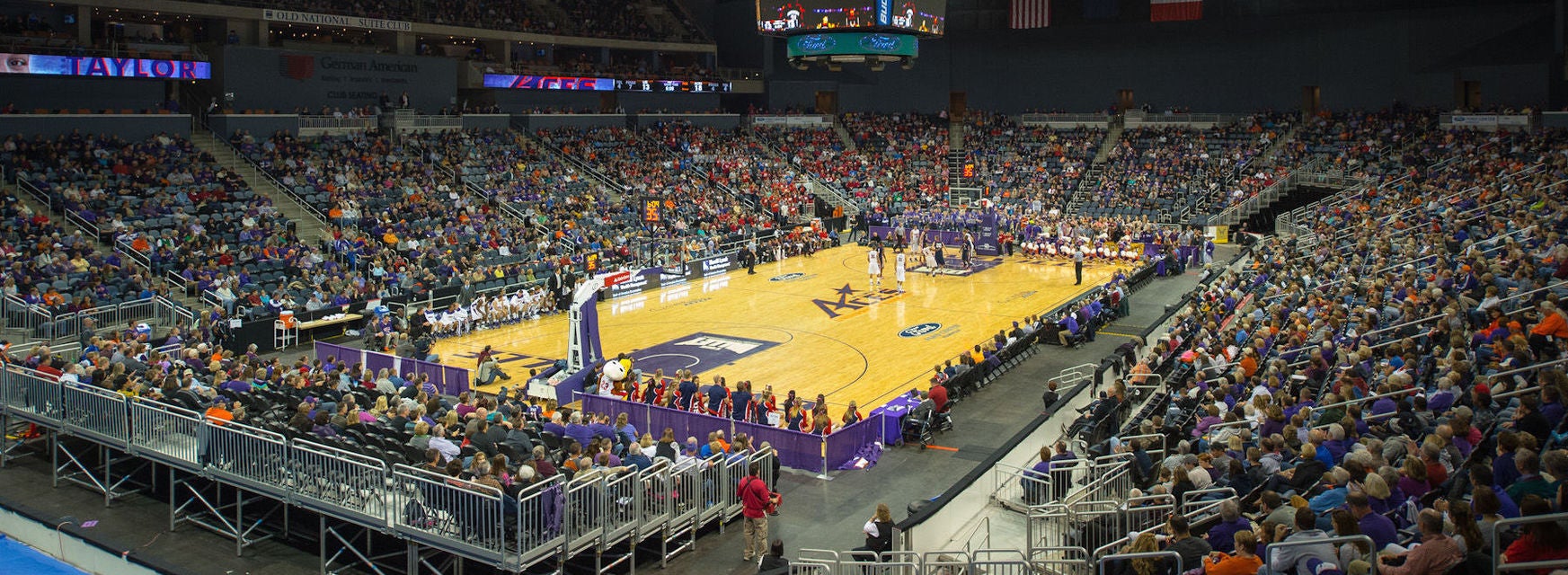 Evansville Basketball will be playing Brescia Basketball at Ford Center in Evansville