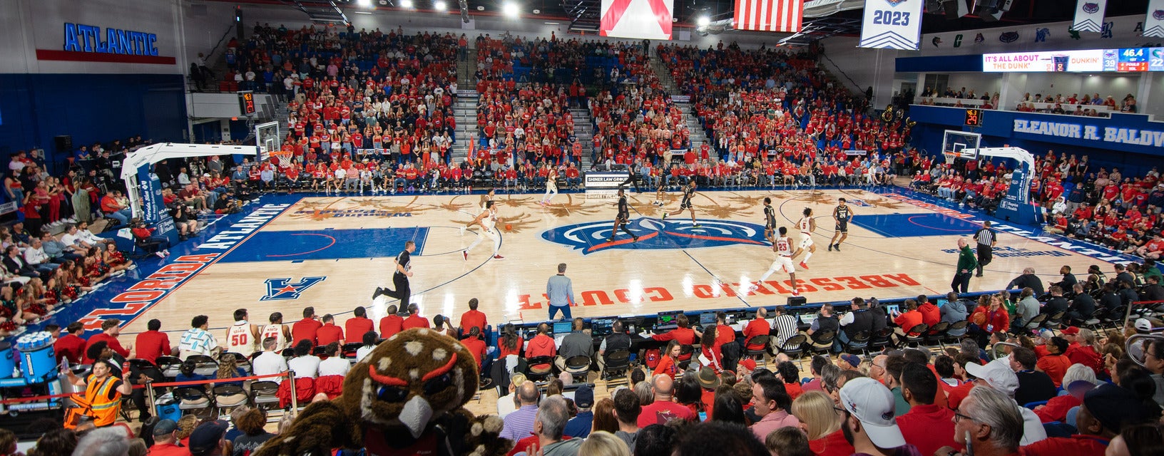 Florida Atlantic Basketball will be playing Eastern Michigan Basketball at Eleanor R Baldwin Arena in Boca Raton