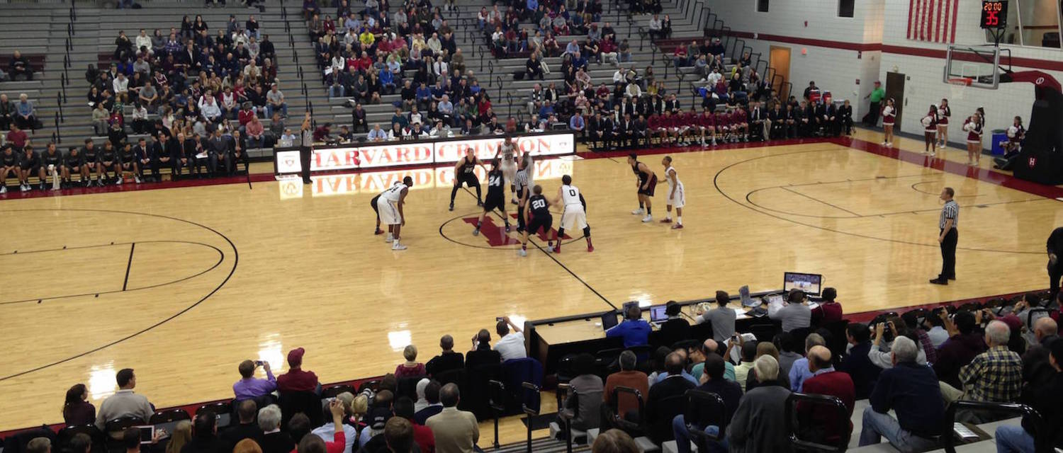 Harvard Basketball will be playing Colgate Basketball at Lavietes Pavilion in Boston