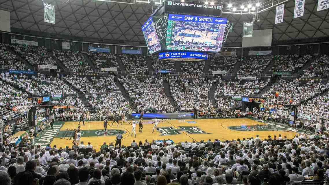 Hawaii Basketball will be playing Life Pacific Basketball at Stan Sheriff Center in Honolulu