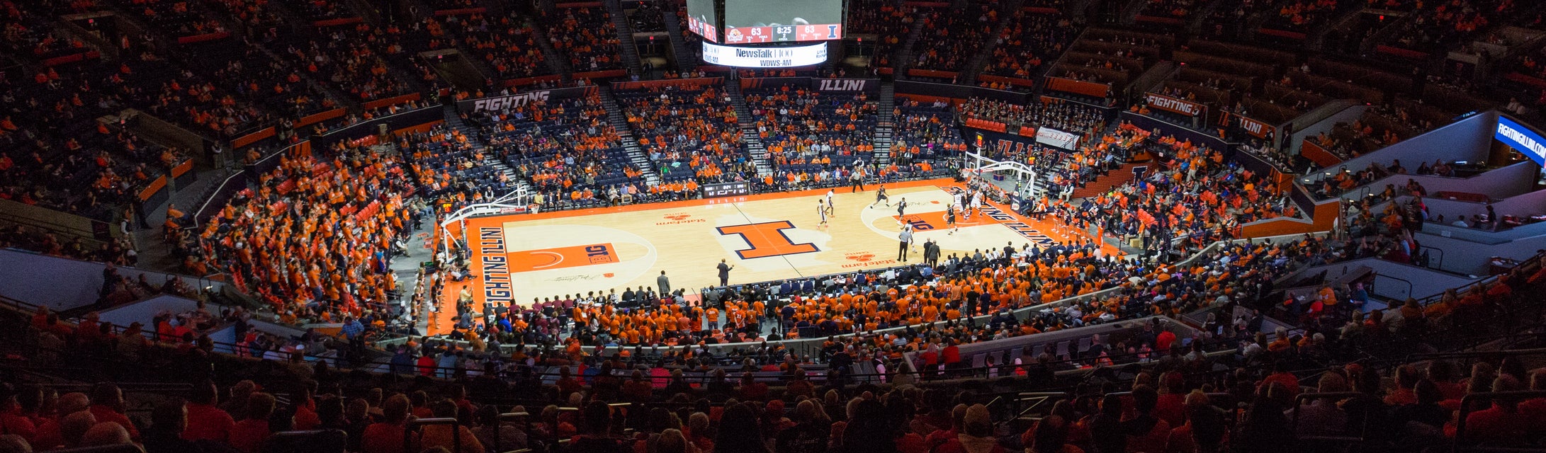 Illinois Basketball will be playing Southern Illinois Basketball at State Farm Center in Champaign