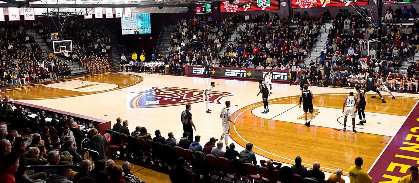 Iona Basketball will be playing Delaware Basketball at Hynes Athletics Center in New Rochelle