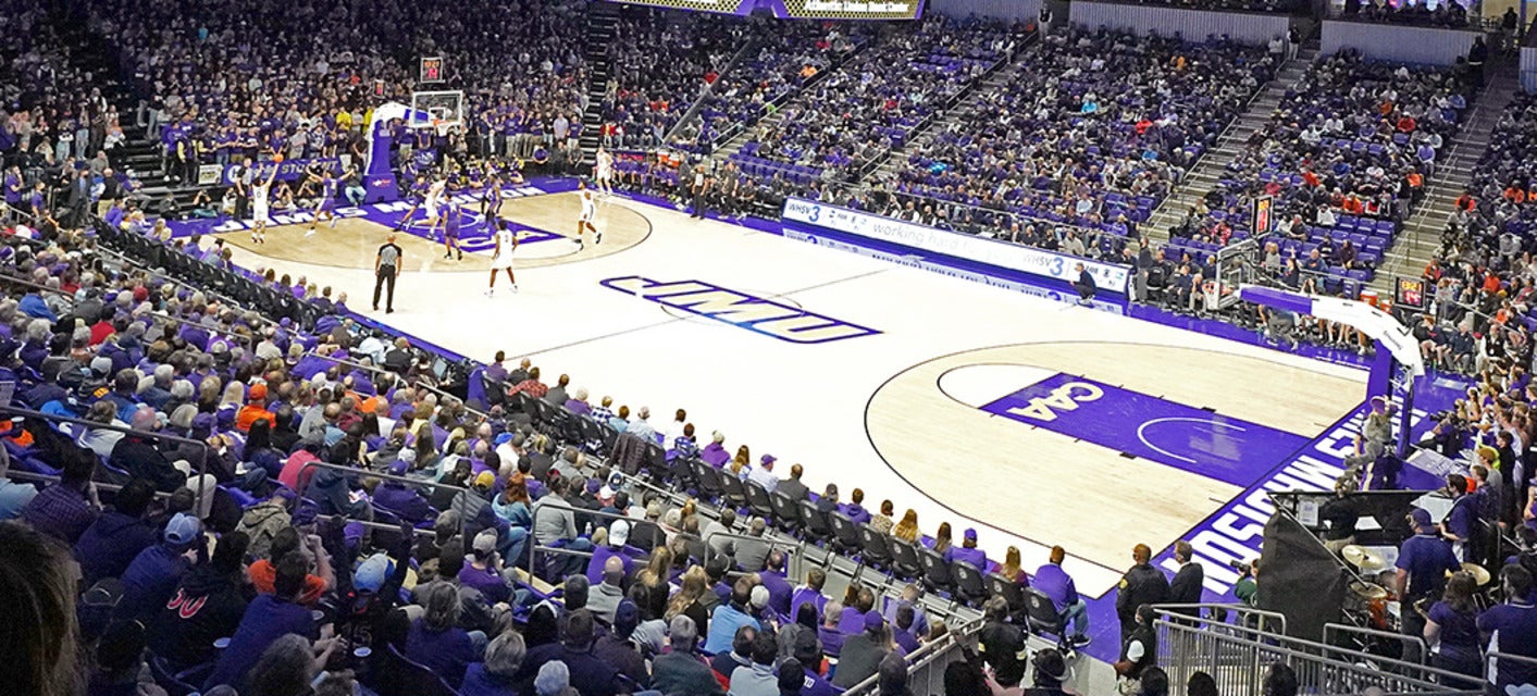 James Madison Basketball will be playing Texas Basketball at Atlantic Union Bank Center in Harrisonburg