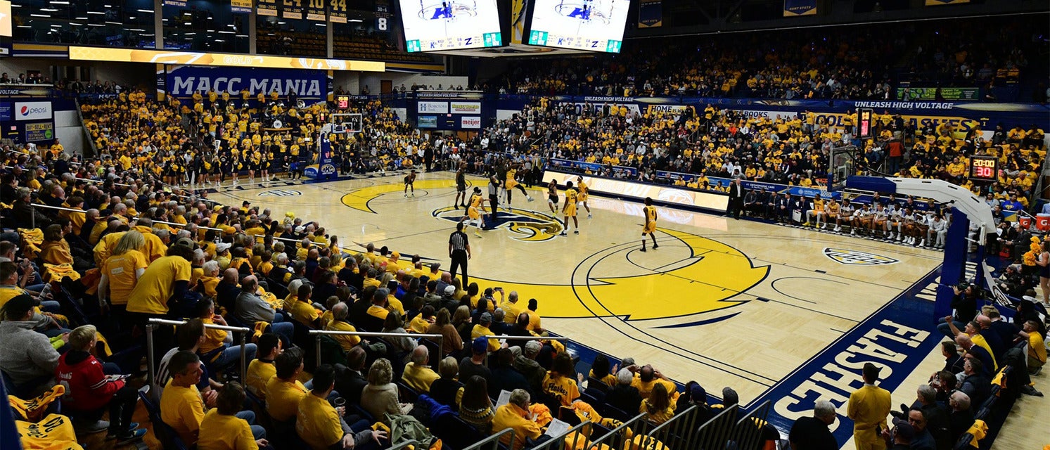 Kent State Basketball will be playing Miami (OH) Basketball at Memorial Athletic and Convocation Center in Kent