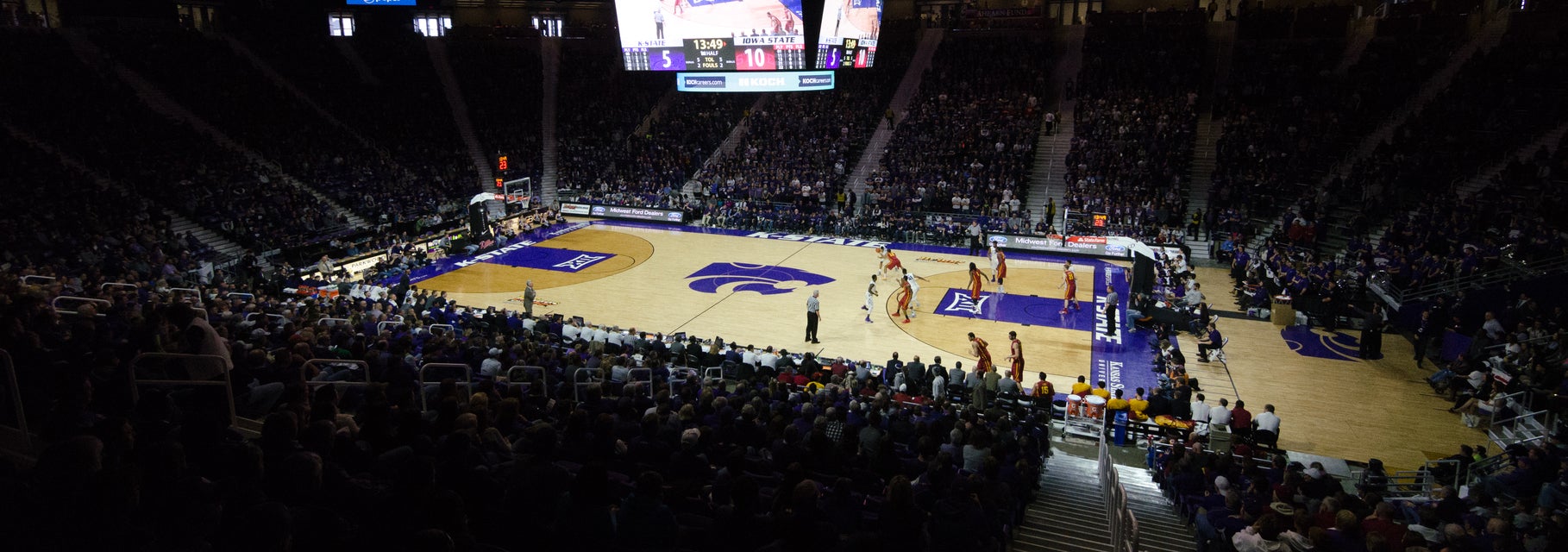 Kansas State Basketball will be playing Cleveland State Basketball at Bramlage Coliseum in Manhattan