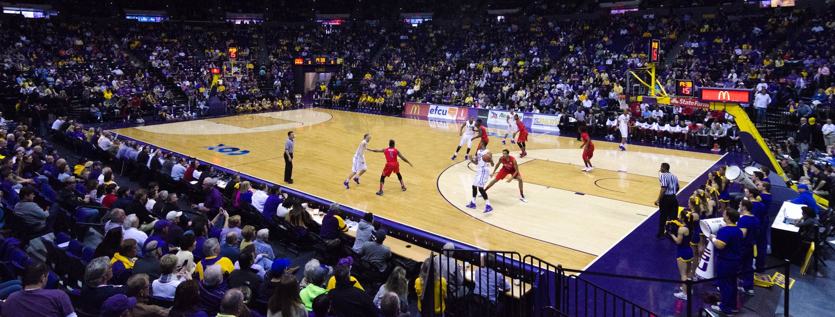 LSU Basketball will be playing Alabama State Basketball at Pete Maravich Assembly Center in Baton Rouge