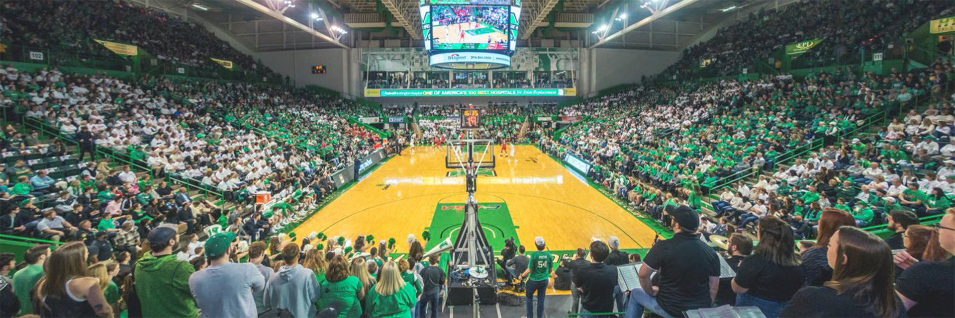 Marshall Basketball will be playing Toledo Basketball at Cam Henderson Center in Huntington