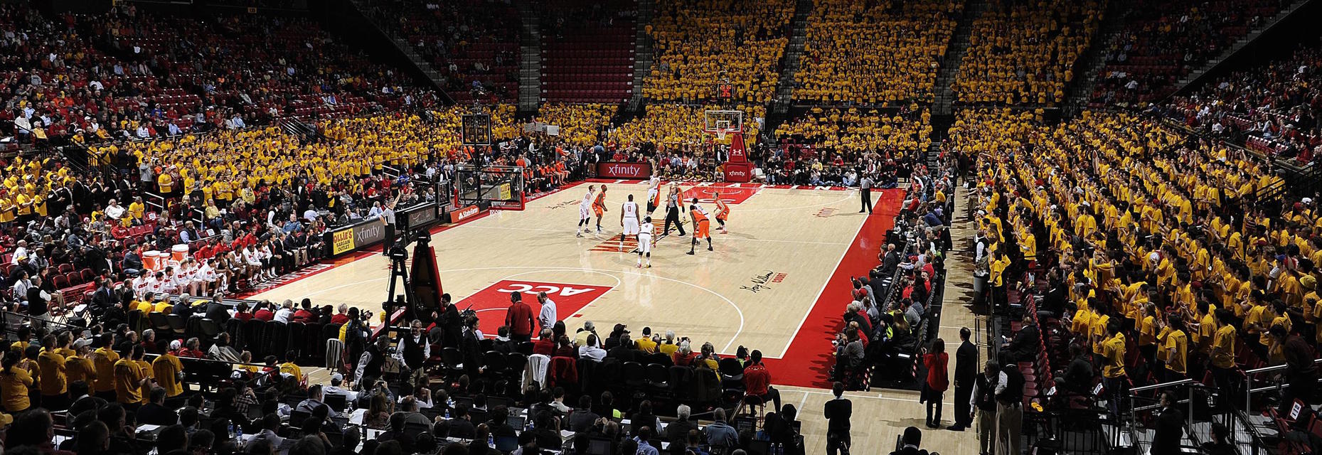 Maryland Basketball will be playing Mount St. Marys Basketball at Xfinity Center in College Park