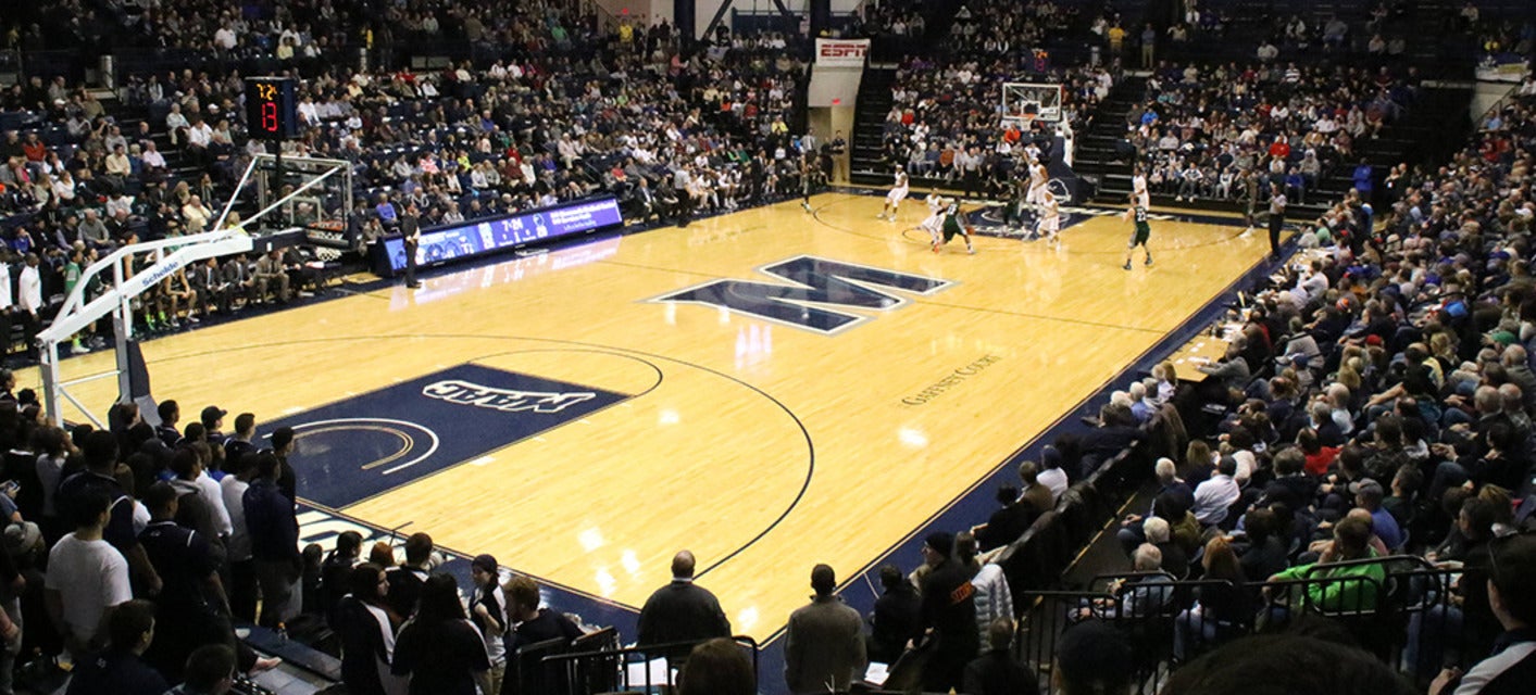 Monmouth Basketball will be playing Fairfield Basketball at OceanFirst Bank Center in West Long Branch