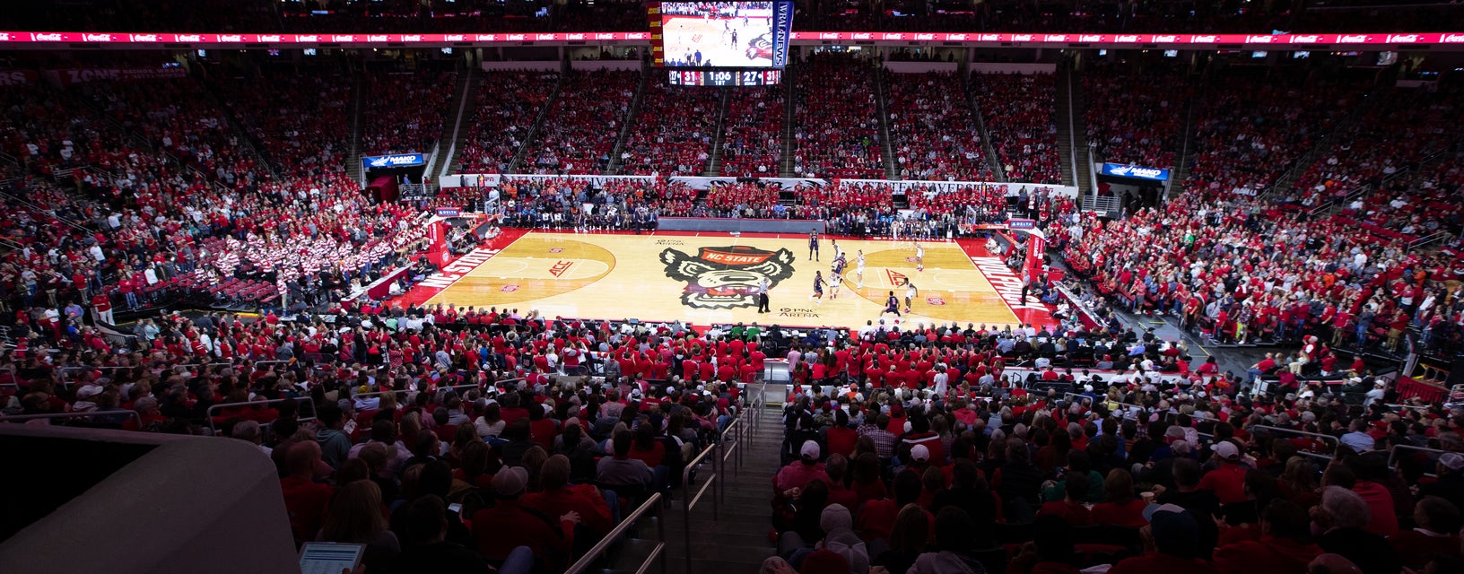 NC State Basketball will be playing Presbyterian Basketball at Lenovo Center in Raleigh