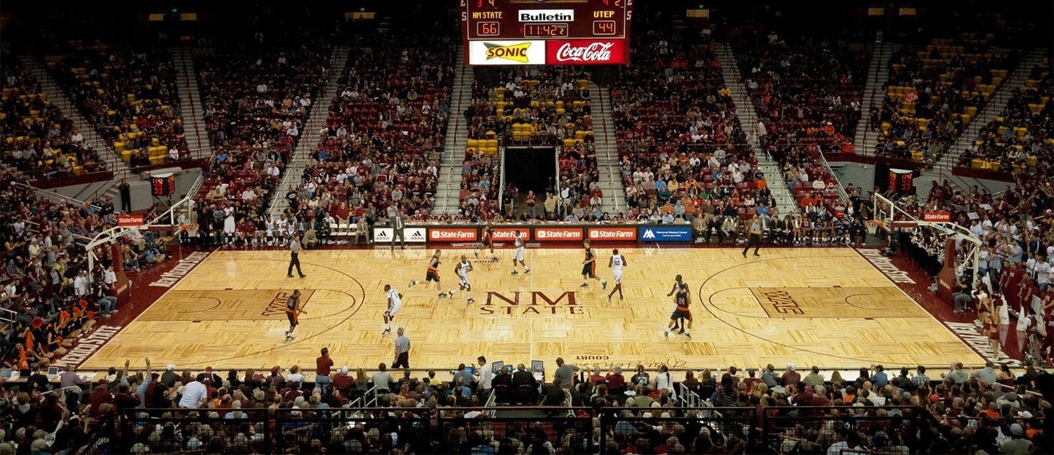 New Mexico State Basketball will be playing Texas A&M Corpus Christi Basketball at Pan American Center in Las Cruces