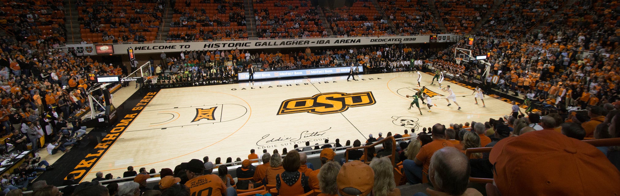 Oklahoma State Basketball will be playing St. Thomas Basketball at Gallagher-Iba Arena in Stillwater