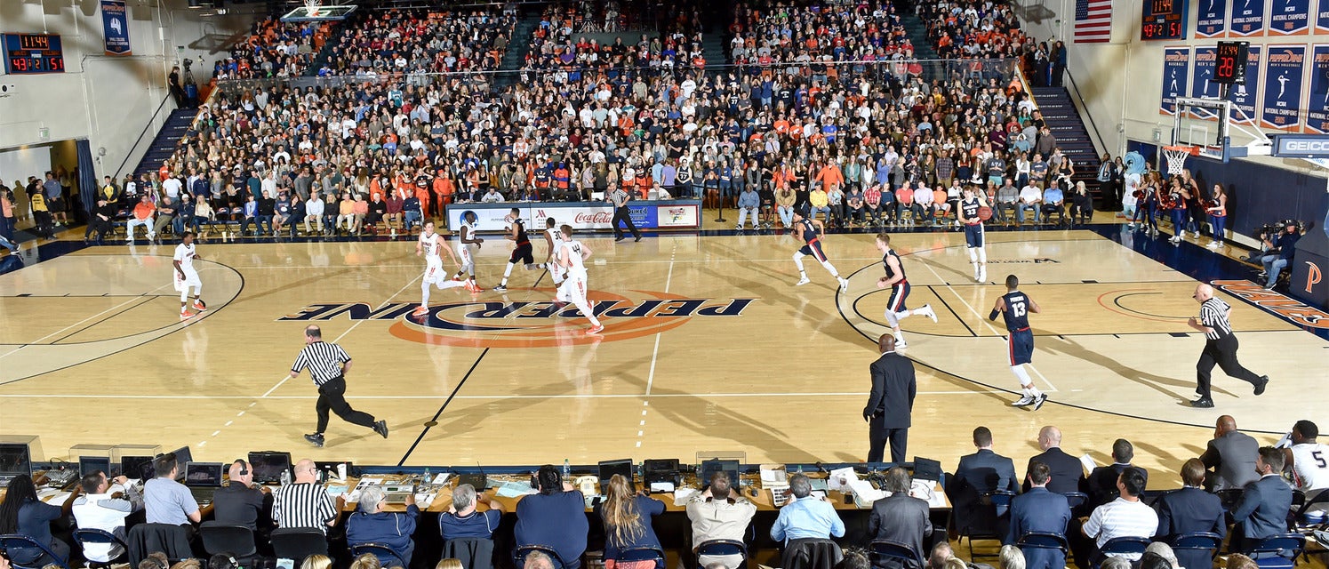 Pepperdine Basketball will be playing Cal State Fullerton Basketball at Firestone Fieldhouse in Malibu