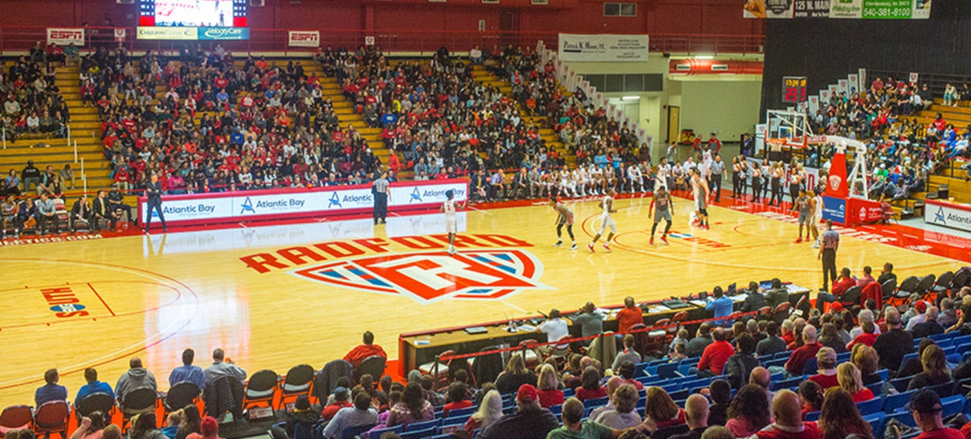 Radford Basketball will be playing William & Mary Basketball at Dedmon Center in Radford