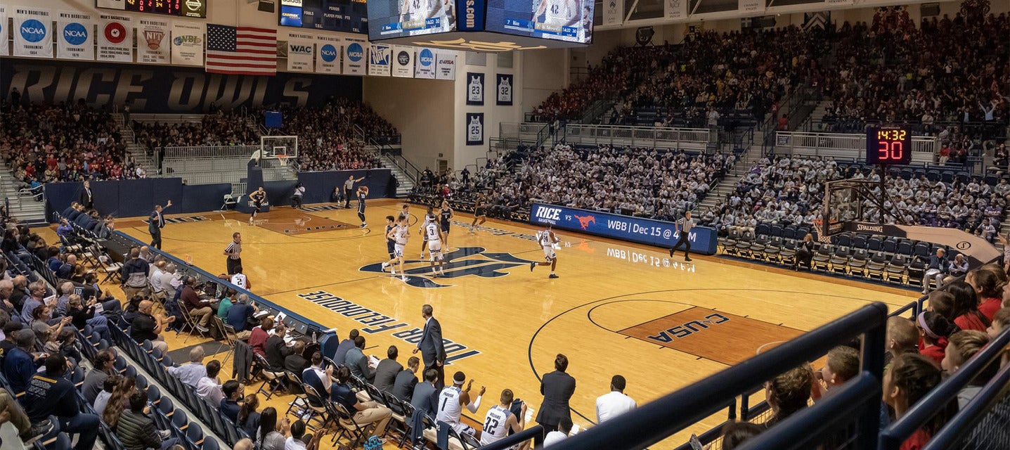 Rice Basketball will be playing Louisiana Monroe Basketball at Tudor Fieldhouse in Houston