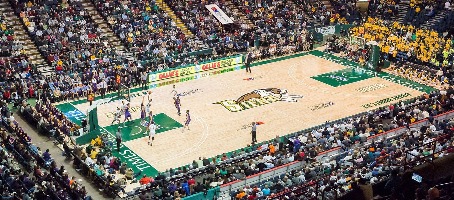 Siena Basketball will be playing St. Bonaventure Basketball at MVP Arena in Albany