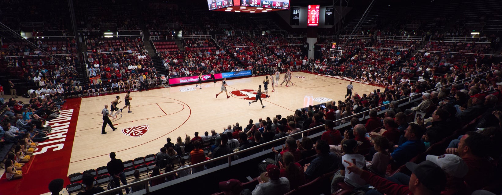 Stanford Basketball will be playing Cal State Fullerton Basketball at Maples Pavilion in Stanford