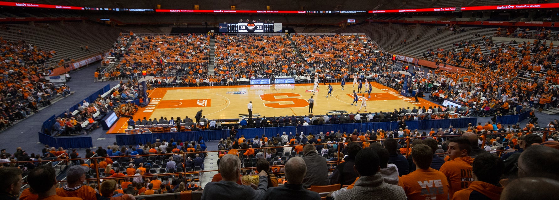 Syracuse Basketball will be playing Colgate Basketball at JMA Wireless Dome in Syracuse