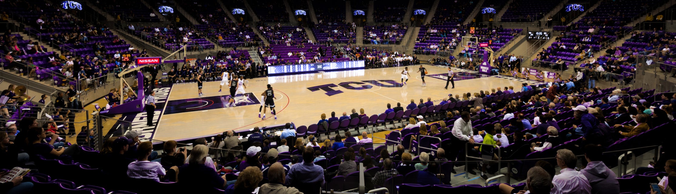 TCU Basketball will be playing Florida Gulf Coast Basketball at Schollmaier Arena in Fort Worth