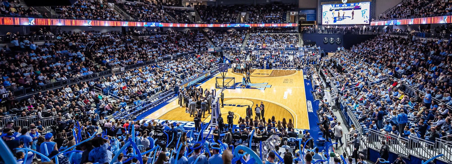 Rhode Island Basketball will be playing Holy Cross Basketball at Ryan Center in Kingston