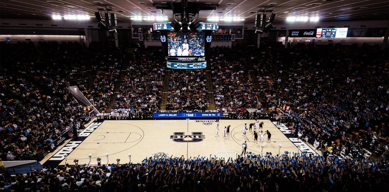 Utah State Basketball will be playing Charlotte Basketball at Dee Glen Smith Spectrum in Logan