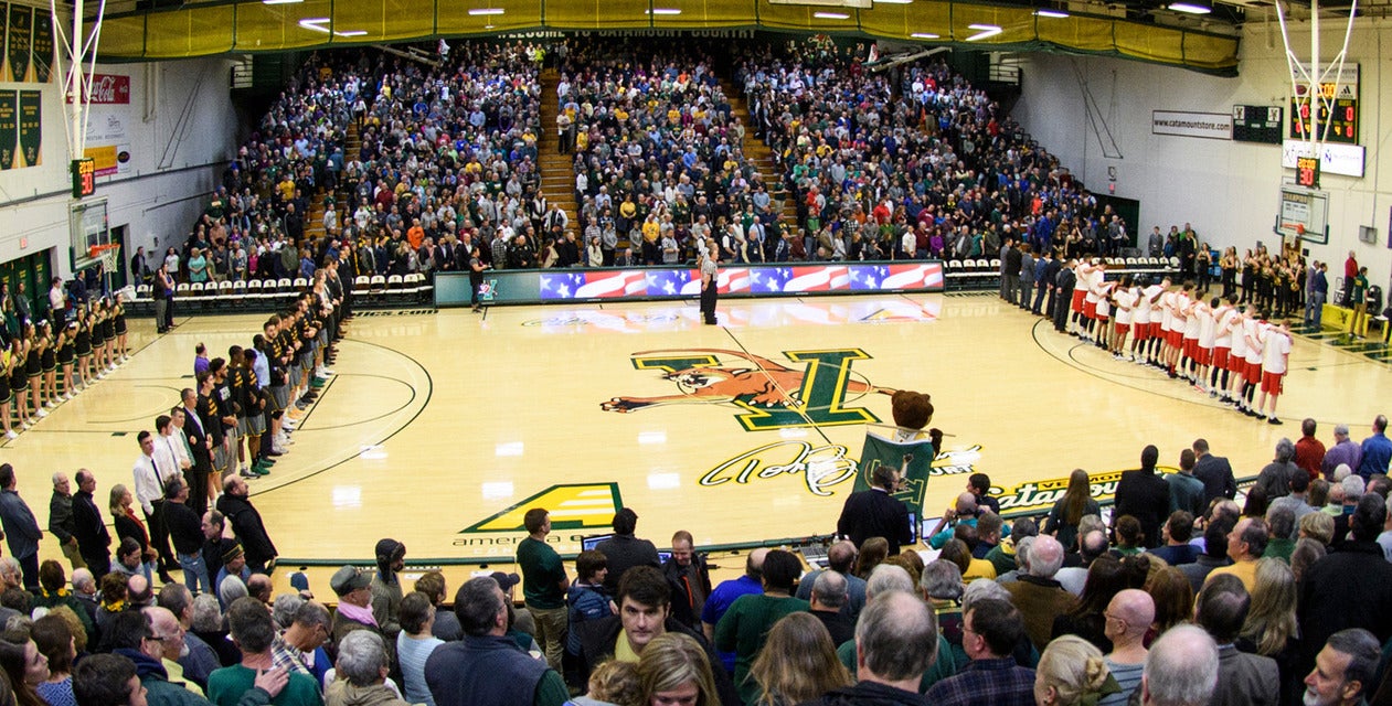 Vermont Basketball will be playing Buffalo Basketball at Patrick Gymnasium in Burlington