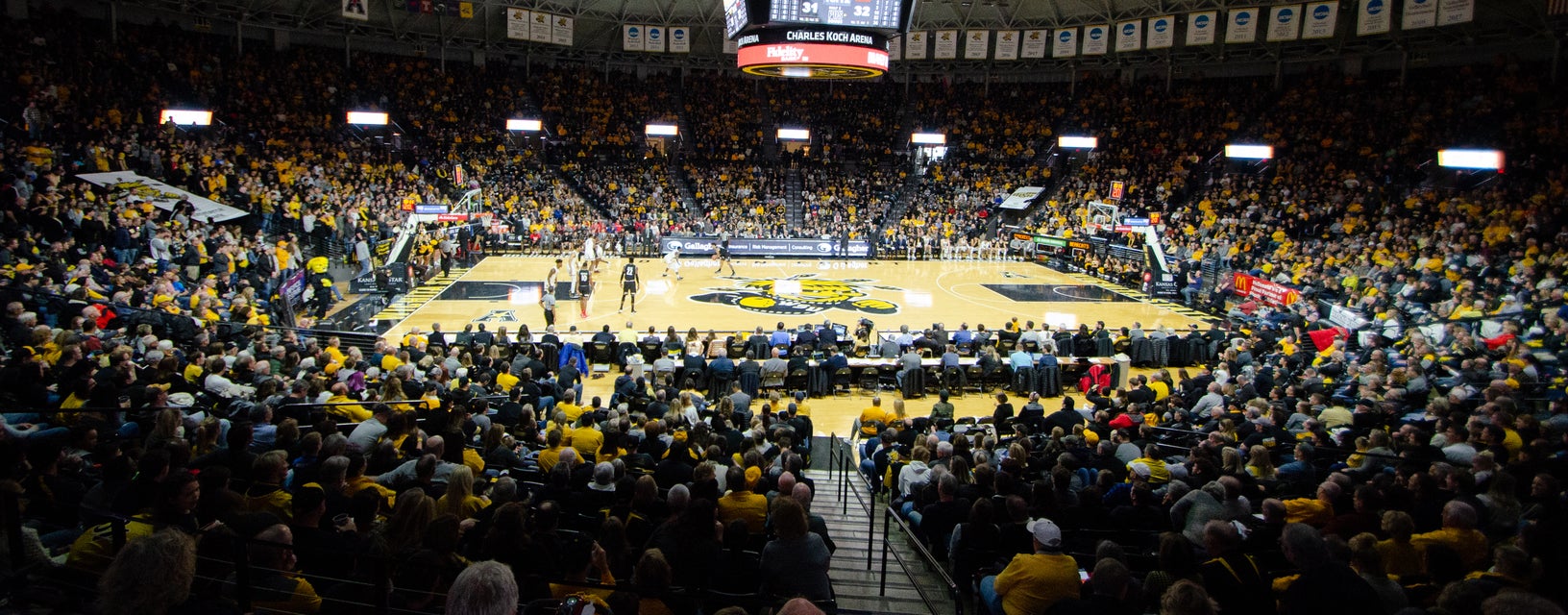 Wichita State Basketball will be playing Kansas State Basketball at Charles Koch Arena in Wichita