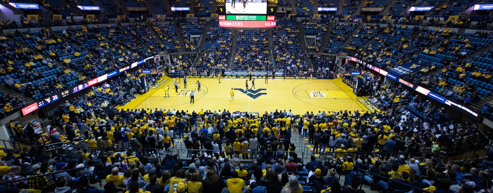 West Virginia Basketball will be playing UMass Basketball at WVU Coliseum in Morgantown