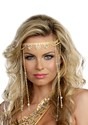 Gold Shimmer Rhinestone Headpiece