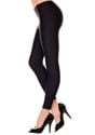 Womens Satin Black Leggings main upd